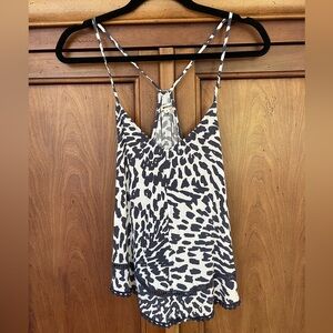 LA Made Racerback tank with side slit